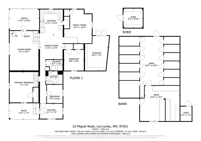 Homes for sale in Los Lunas, NM | 22 Miguel Rd, Los Lunas, NM 87031 | MLS# 1094456