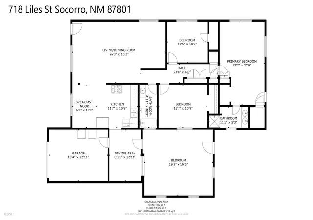 Homes for sale in Socorro, NM | 718 Liles St, Socorro, NM 87801 | MLS# 1094619
