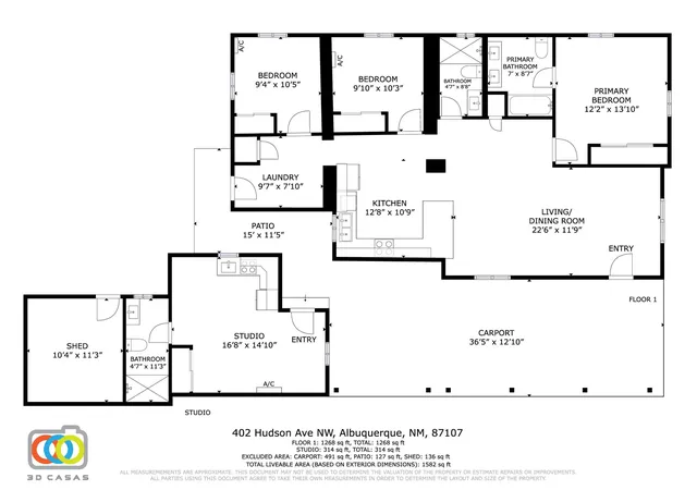 28th image of 402 Hudson Ave Nw, Albuquerque, NM 87107 | MLS# 1097850