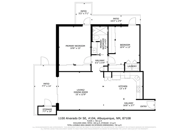38th image of 1100 Alvarado Dr Se #APT 104, Albuquerque, NM 87108 | MLS# 1098338