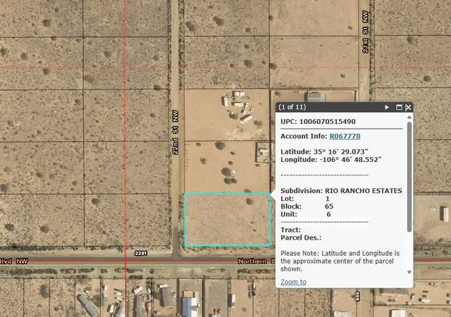 Homes for sale in Rio Rancho, NM | Land Lot 1 Block 65, Rio Rancho, NM 87144 | MLS# 1098645