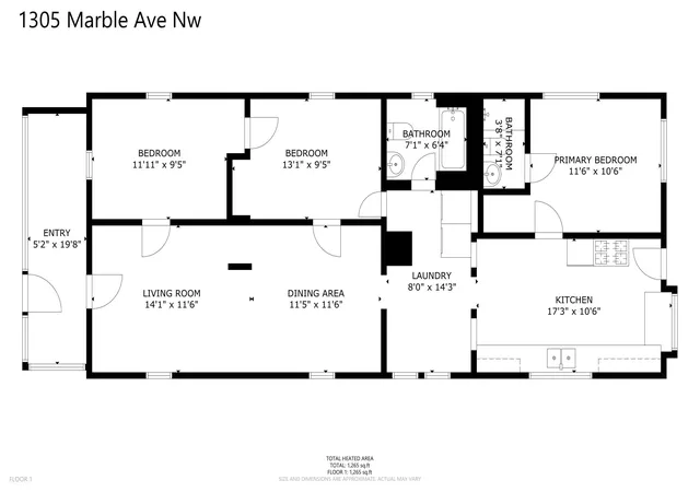 37th image of 1305 Marble Ave Nw, Albuquerque, NM 87104 | MLS# 1099047