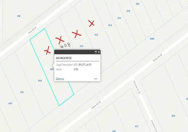 Photo 3 of Land for sale at 606 Inca Rd SE, Rio Rancho, NM 87124 | MLS# 1099652 | Listing updated on 2026-07-21