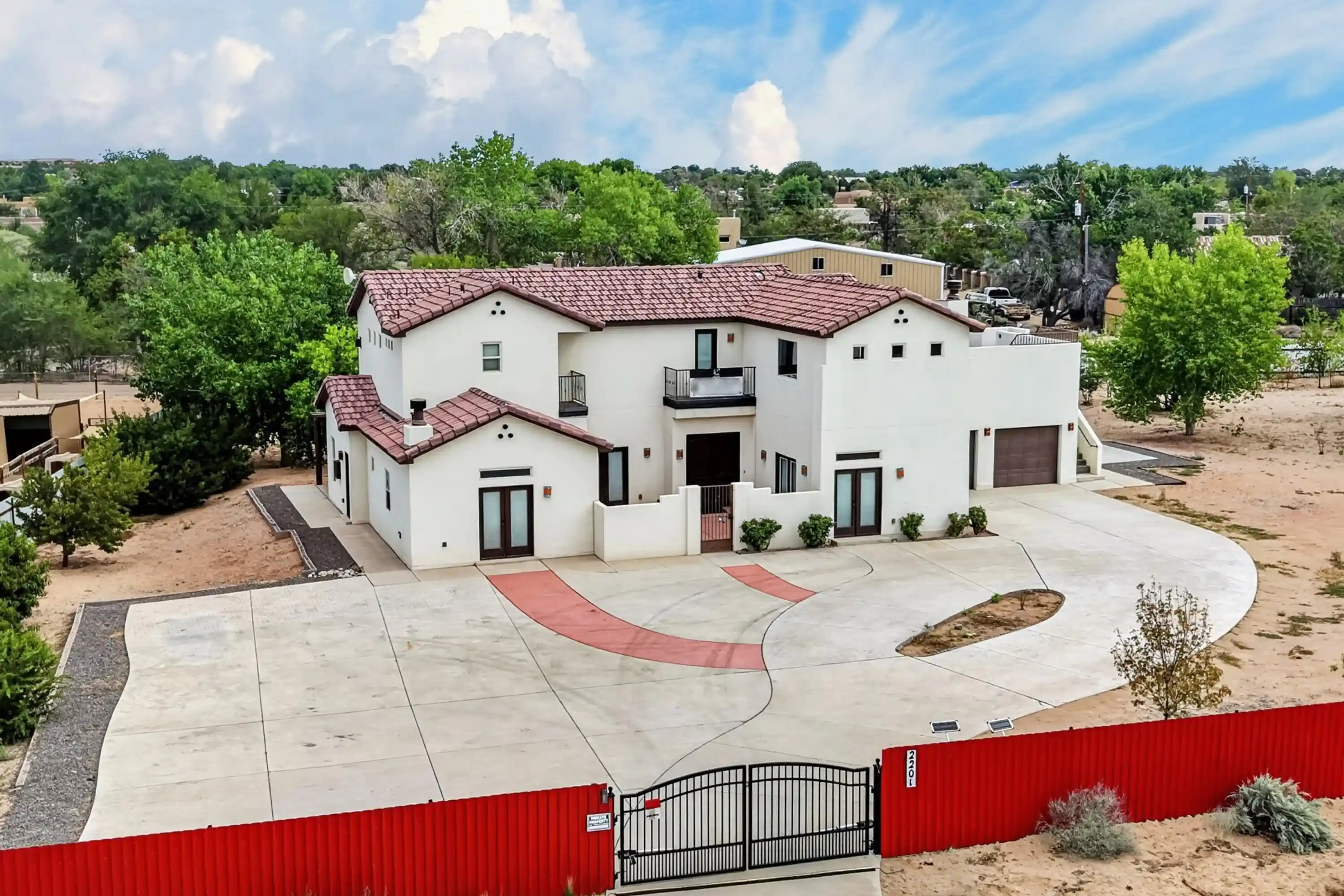 Single family home for sale at 2201 Loma Larga Rd, Corrales, NM 87048 | MLS# 1099706