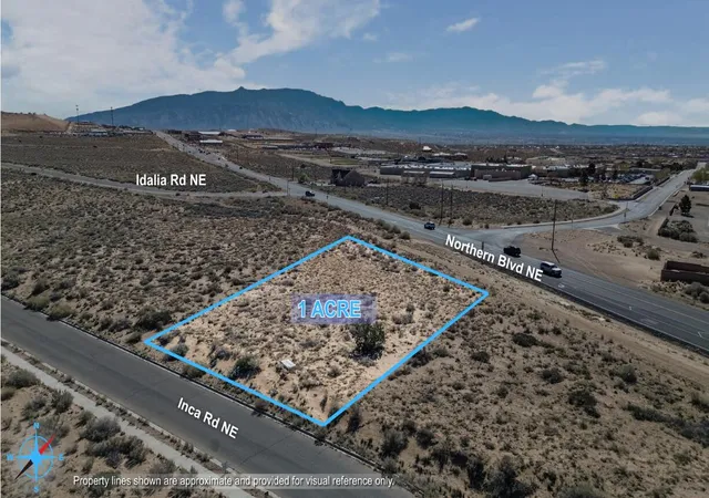 Photo 1 of Land for sale at 1010 Inca Rd Ne, Rio Rancho, NM 87124 | MLS# 1100588 | Listing updated on 2026-07-22