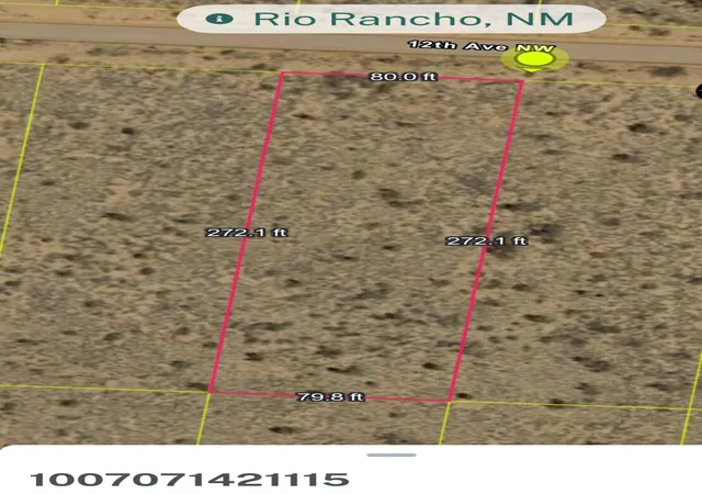 5th image of Lot 5 12th Ave Nw, Rio Rancho, NM 87144 | MLS# 1101284