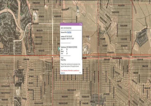Photo 1 of Land for sale at 2117 Venue (u21 B4 L25) Ave Ne, Rio Rancho, NM 87144 | MLS# 1101559 | Listing updated on 2026-07-21