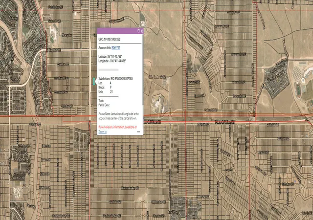 Photo 1 of Land for sale at 2012 Painted Hills (u21 B9 L4) Ave Ne, Rio Rancho, NM 87144 | MLS# 1101577 | Listing updated on 2026-07-21