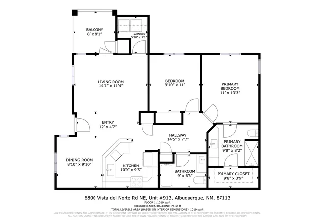 57th image of 6800 Vista Del Norte Rd Ne #913, Albuquerque, NM 87113 | MLS# 1101718