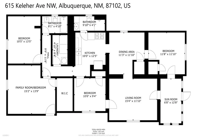 24th image of 615 Keleher Ave Nw, Albuquerque, NM 87102 | MLS# 1101938