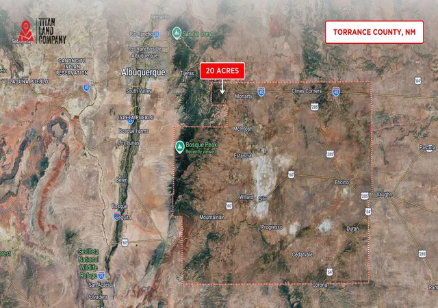 Photo 9 of Land for sale at Vidalia Rd, Edgewood, NM 87015 | MLS# 1102665 | Listing updated on 2026-08-21