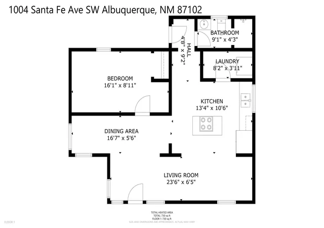34th image of 1004 Santa Fe Ave Sw, Albuquerque, NM 87102 | MLS# 1102676