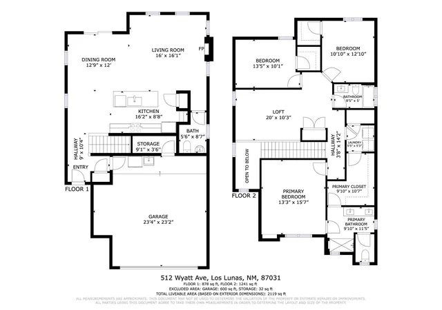 47th image of 512 Wyatt Ave Sw, Los Lunas, NM 87031 | MLS# 1103139