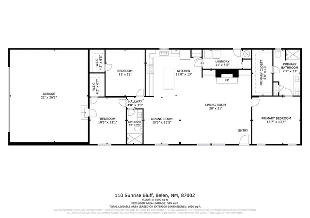 59th image of 110 Sunrise Bluffs Dr, Belen, NM 87002 | MLS# 1103433