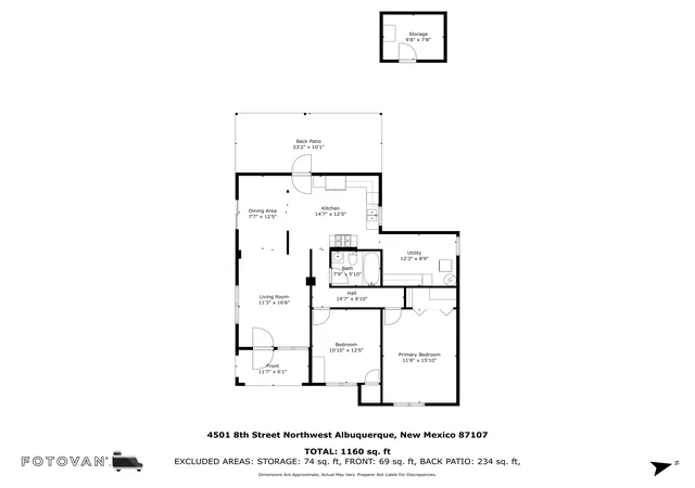Homes for sale in Albuquerque, NM | 4501 8th St Nw, Albuquerque, NM 87107 | MLS# 1103625
