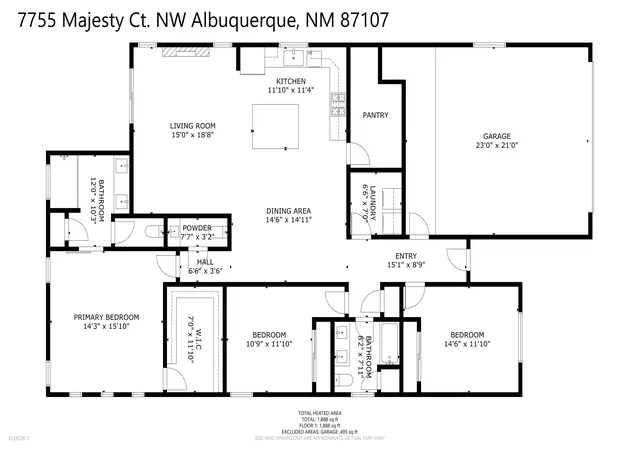 Photo 25 of Sale Pending at 7755 Majesty Ct Nw, Albuquerque, NM 87107 | MLS# 1103954 | Listing updated on 2026-08-03