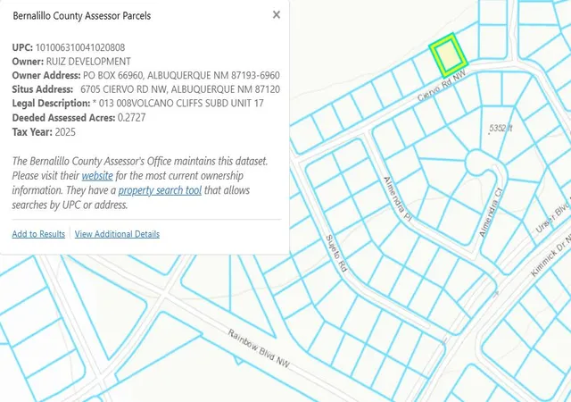 Photo 3 of Land for sale at 9 Lots Volcano Cliffs Subd NW, Albuquerque, NM 87120 | MLS# 1104304 | Listing updated on 2026-07-29