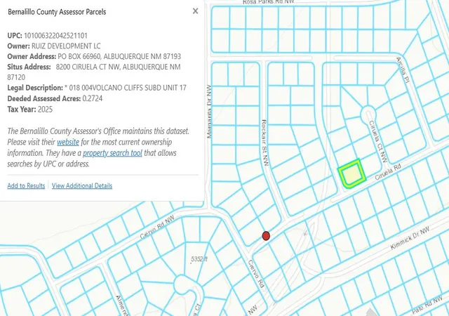 1st image of 3 Lots Ciruela Rd Nw, Albuquerque, NM 87120 | MLS# 1104305