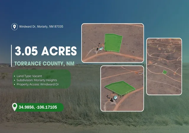Photo 1 of Land for sale at 0 Windward Dr, Moriarty, NM 87035 | MLS# 1104791 | Listing updated on 2026-07-22
