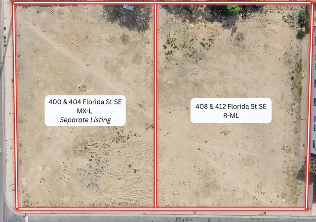 Photo 3 of Land for sale at 408/412 Florida St Se, Albuquerque, NM 87108 | MLS# 1105125 | Listing updated on 2026-07-29