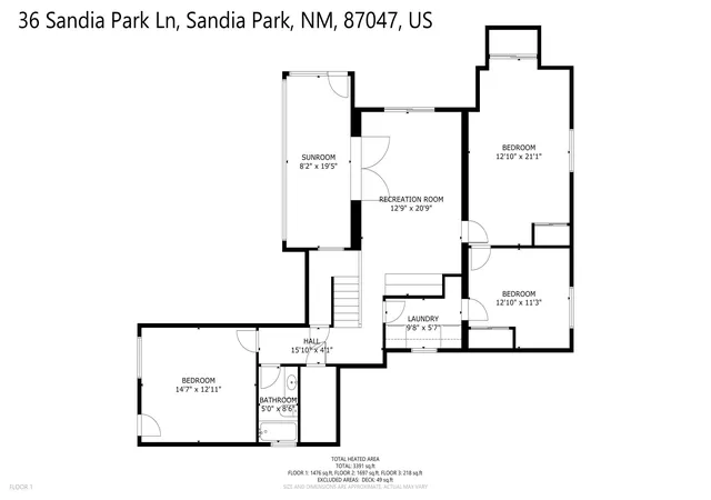 Homes for sale in Sandia Park, NM | 36 Sandia Park Ln, Sandia Park, NM 87047 | MLS# 1105216