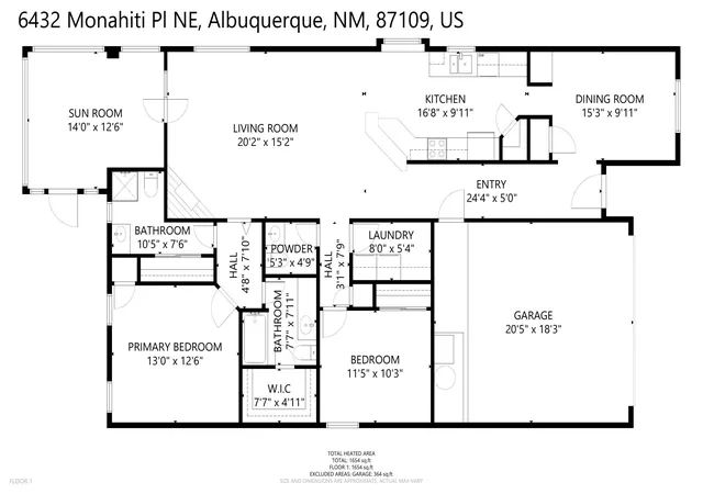 Homes for sale in Albuquerque, NM | 6432 Monahiti Pl Ne, Albuquerque, NM 87109 | MLS# 1105282