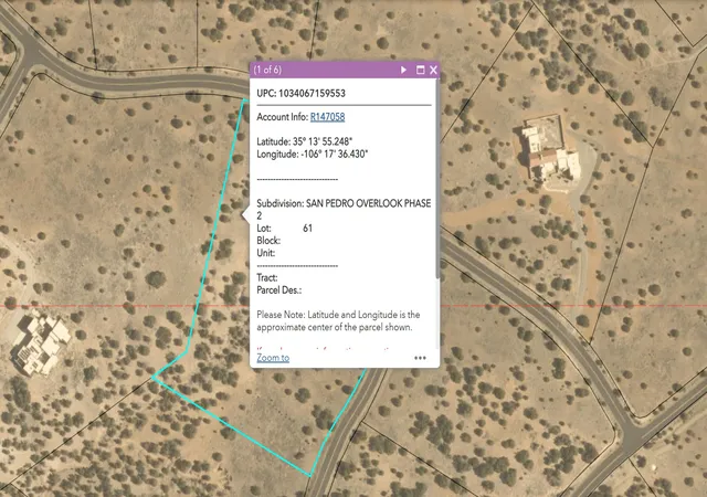 Homes for sale in Sandia Park, NM | San Pedro Overlook   Lot 61, Sandia Park, NM 87047 | MLS# 1105297
