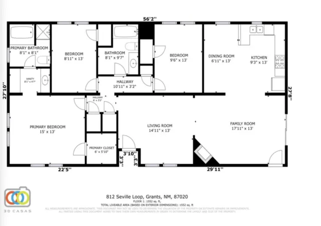40th image of 812 Seville Loop, Grants, NM 87020 | MLS# 1105461