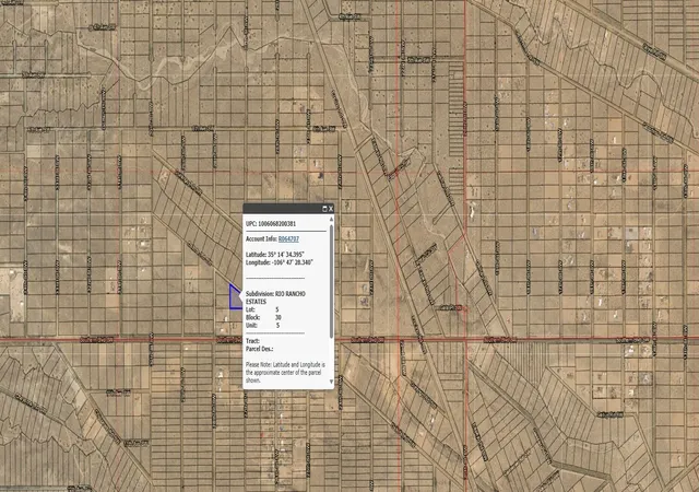 Photo 1 of Land for sale at 27th (u5 B30 L5) St Sw #5, Rio Rancho, NM 87124 | MLS# 1105968 | Listing updated on 2026-07-22