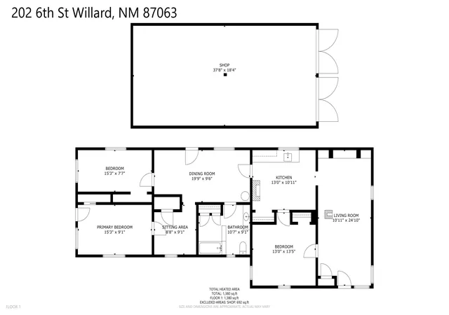 Homes for sale in Willard, NM | 202 6th St, Willard, NM 87063 | MLS# 1106400