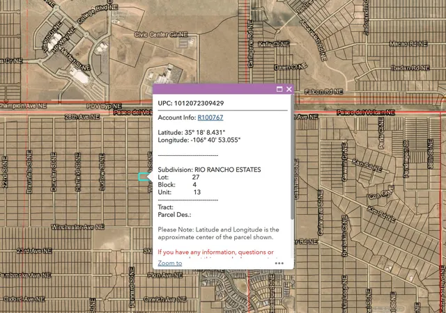 2nd image of 2 Lots   Warwick & Westminster, Rio Rancho, NM 87144 | MLS# 1106800