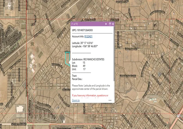 1st image of 16th Ave Chamiza Estates 5 Ac, Rio Rancho, NM 87124 | MLS# 1106857