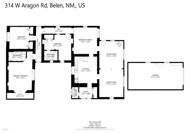 27th image of 314 W Aragon Rd, Belen, NM 87002 | MLS# 1107035