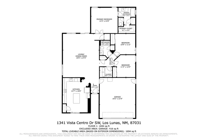 46th image of 1341 Vista Centro Dr Sw, Los Lunas, NM 87031 | MLS# 1107371