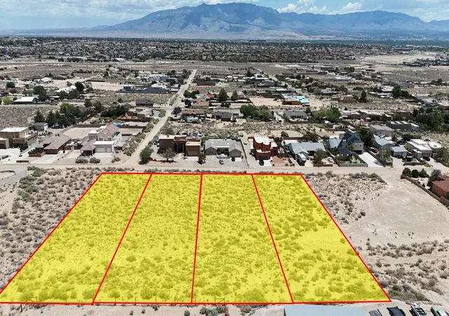 Photo 1 of Land for sale at 1597 1631 14th (4 Lots) St Se, Rio Rancho, NM 87124 | MLS# 1107428 | Listing updated on 2026-08-02
