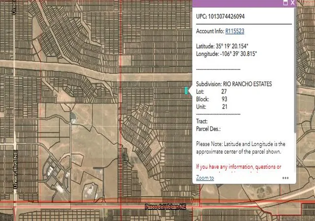 Photo 1 of Land for sale at 8 Lots At Rio Rancho Ests, Rio Rancho, NM 87144 | MLS# 1108066 | Listing updated on 2026-07-28