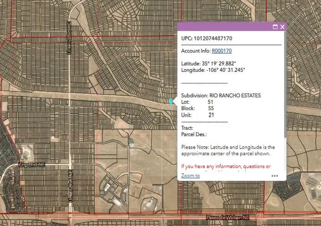 Photo 3 of Land for sale at 8 Lots At Rio Rancho Ests, Rio Rancho, NM 87144 | MLS# 1108066 | Listing updated on 2026-07-28