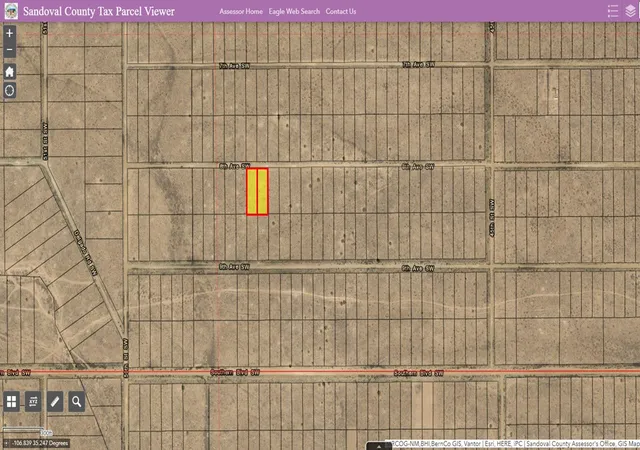 1st image of 2 Lots 8th (u2 B12 L9&10) Ave Sw, Rio Rancho, NM 87124 | MLS# 1108094