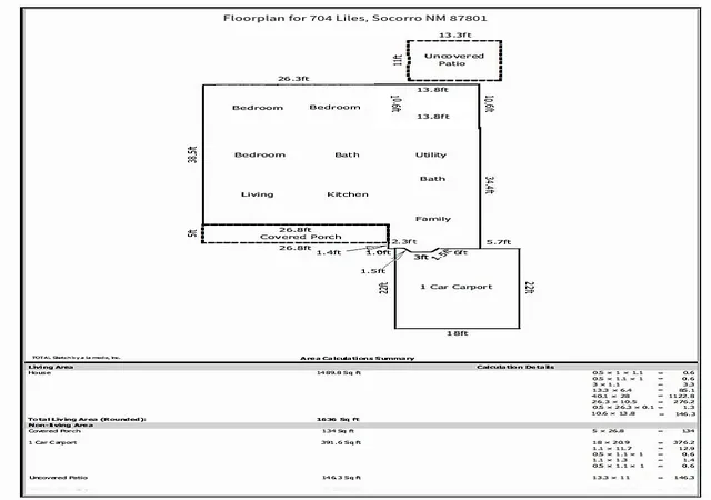 54th image of 704 Liles St, Socorro, NM 87801 | MLS# 1108117