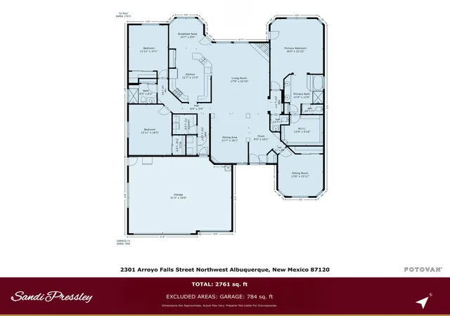 37th image of 2301 Arroyo Falls St Nw, Albuquerque, NM 87120 | MLS# 1108894