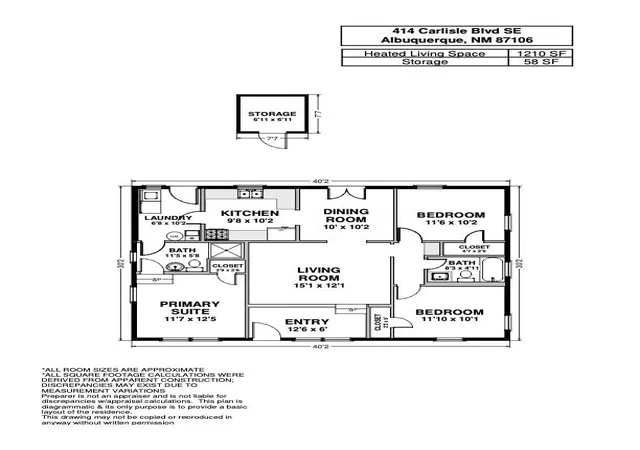 Photo 25 of Single family home for sale at 414 Carlisle Blvd Se, Albuquerque, NM 87106 | MLS# 1108945 | Listing updated on 2026-08-17
