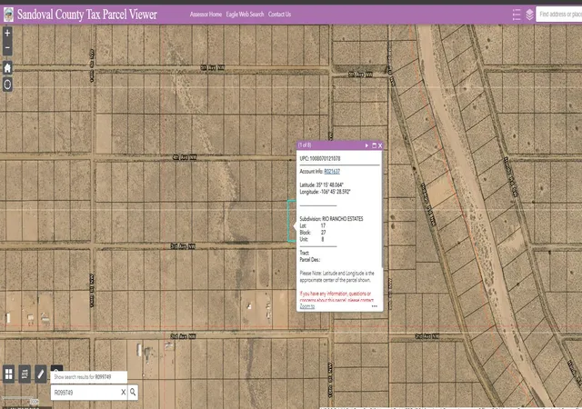 Photo 1 of Land for sale at 2 Lots 3rd (u:8 B:27 L:16&17) Ave Nw, Rio Rancho, NM 87124 | MLS# 1109367 | Listing updated on 2026-08-18