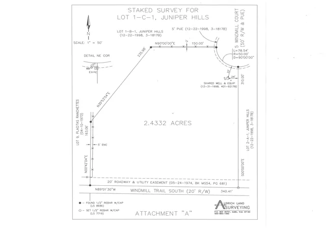 Photo 2 of Land for sale at Windmill Ct, Placitas, NM 87043 | MLS# 1110033 | Listing updated on 2026-08-29