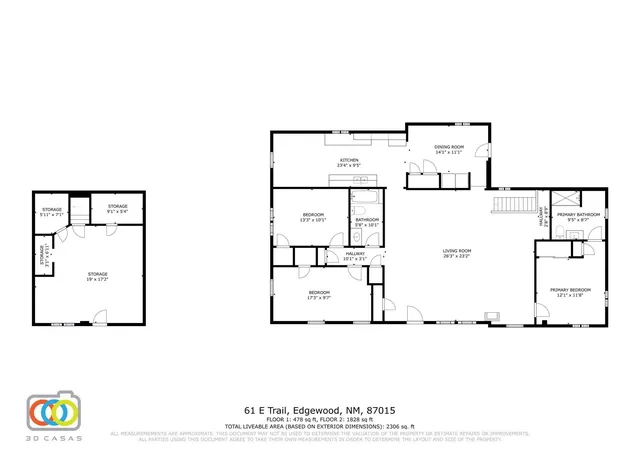 Photo 68 of Manufactured home for sale at 61 East Trl, Edgewood, NM 87015 | MLS# 1111945 | Listing updated on 2026-10-05