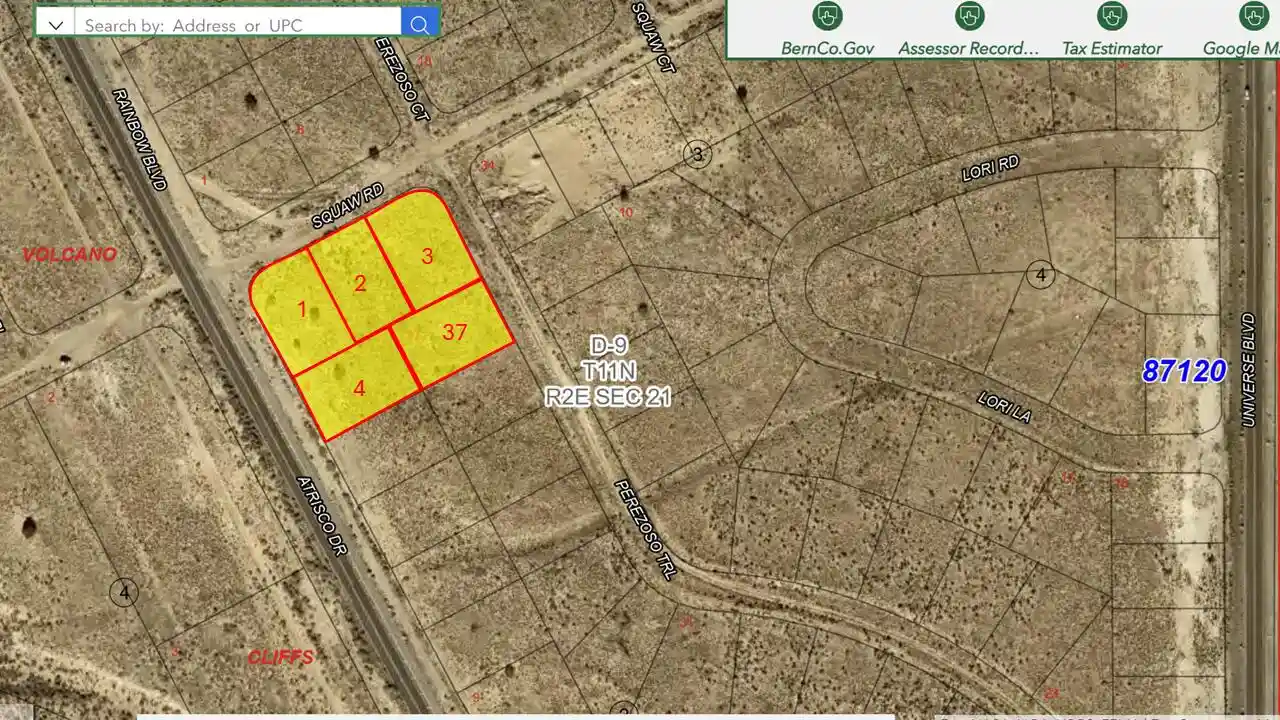 Land for sale at 5 Lots Rainbow & Squaw NW, Albuquerque, NM 87120 | MLS# 1112538