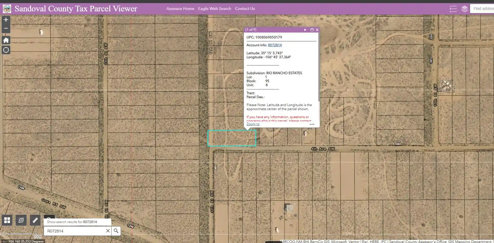 Land for sale at 12th (u:8 B:95 L:1) St SW, Rio Rancho, NM 87124 | MLS# 1112794