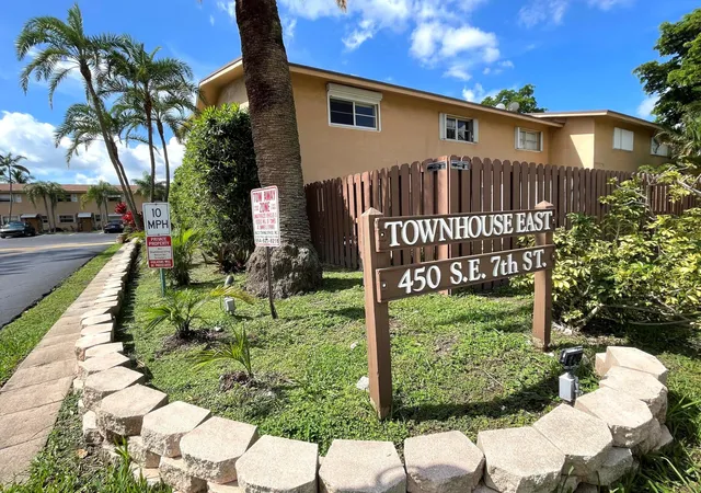 Photo 1 of Townhouse for sale at 450 Se 7th Street #232, Dania, FL 33004 | MLS# B26074696 | Listing updated on 2026-09-23