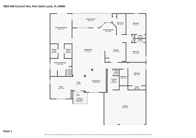 Photo 40 of Single family home for sale at 5863 Nw Carovel Ave, Port Saint Lucie, FL 34986 | MLS# B26075716 | Listing updated on 2026-09-14