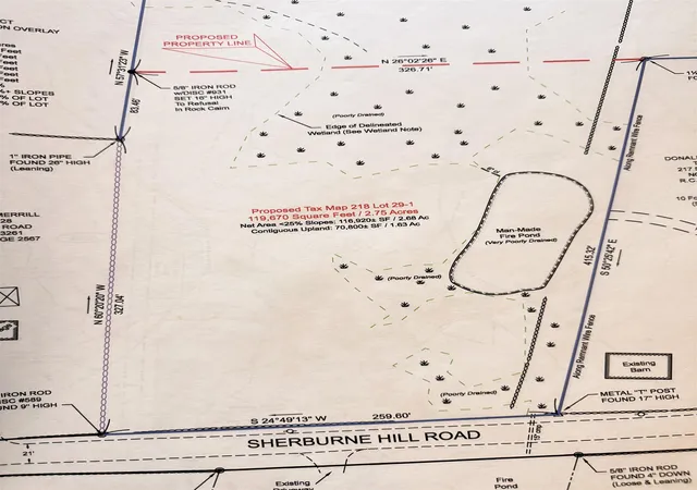 Photo 4 of Land for sale at Map 218 29-1 Sherburne Hl Rd, Northwood, NH 03261 | MLS# 5108367 | Listing updated on 2026-09-08