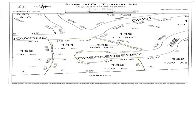 Photo 1 of Land for sale at 242 143&144 Snowood Dr, Thornton, NH 03285 | MLS# 5114121 | Listing updated on 2026-10-13